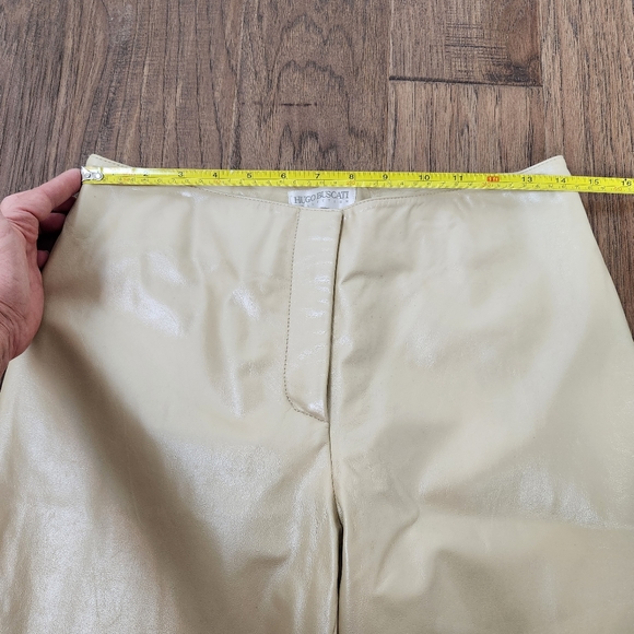 HUGO BUSCATI COLLECTION pearl leather pants - Picture 8 of 16
